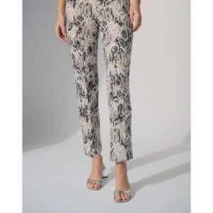 NEW JOSEPH RIBKOFF snakeskin print straight leg pants